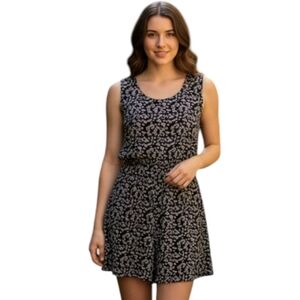 Forest Lily Romper Whimsigoth Dark Fairy Womens 8 Y2K 2000s Flutter Ditsy Floral